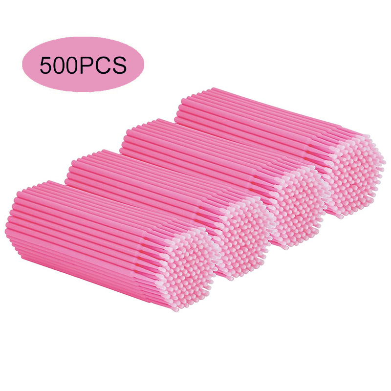 Brow Lamination Kit - 500 قطعة/الوحدة رمش تمديد تنظيف مسحات