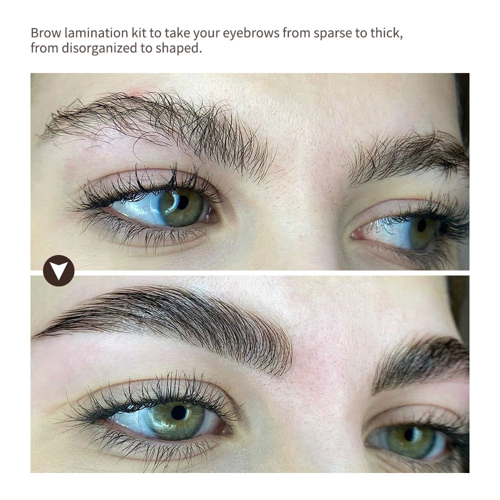 شبه دائمة الحاجب رفع تجعيد الح - مراجعة Brow Lamination Kit وسعره