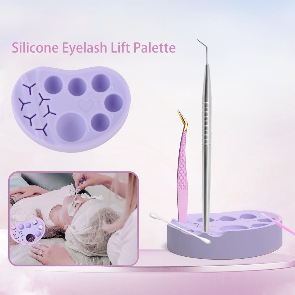 صينية سيليكون أرجوانية لرفع ال - مراجعة Brow Lamination Kit وسعره