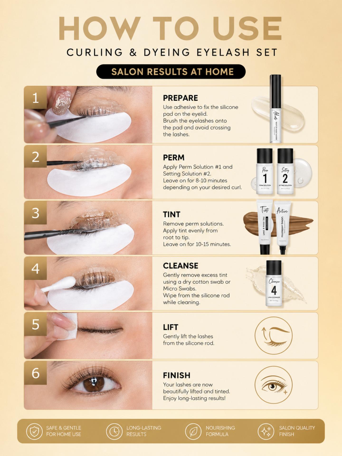 مجموعة جولي لرفع الرموش وتلوين - مراجعة Brow Lamination Kit وسعره