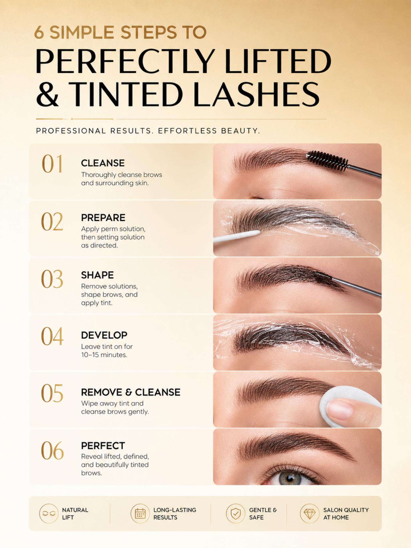 مجموعة جولي لرفع الرموش وتلوين - مراجعة Brow Lamination Kit وسعره
