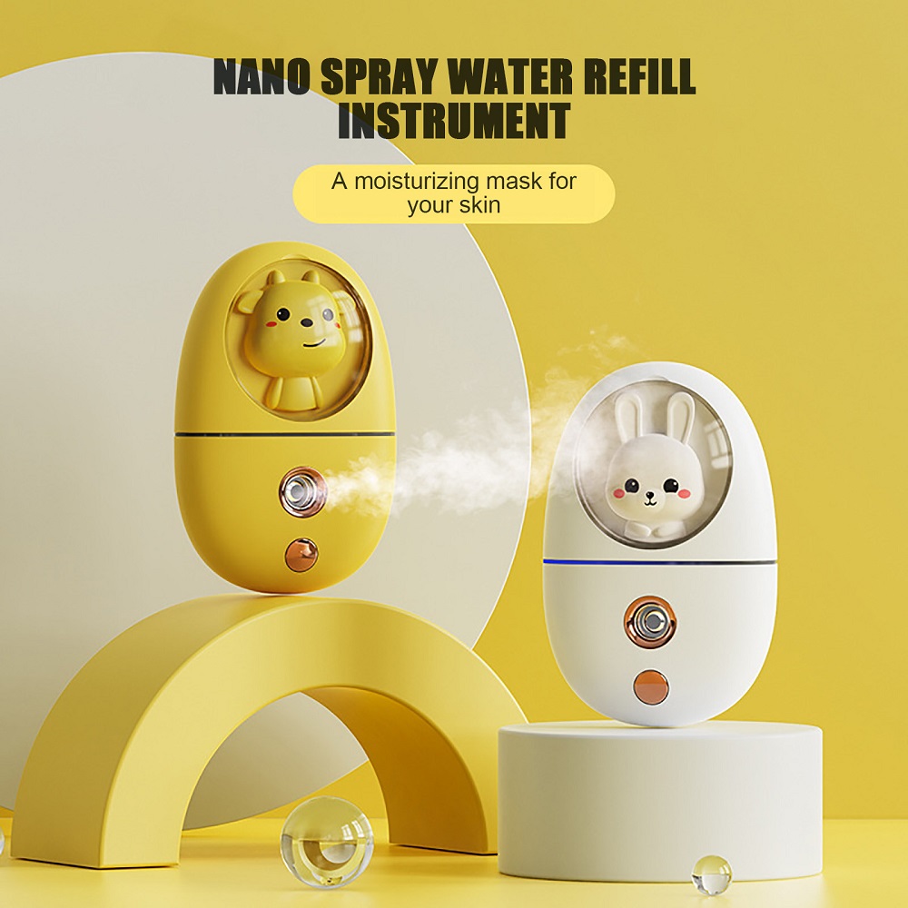 مرطب وجه كرتوني صغير بسعة 35 م - مراجعة Facial Steamer Nano وسعره