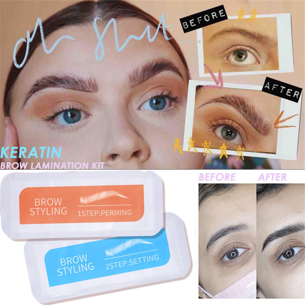 أداة مكياج تدوم طويلاً لتثبيت  - مراجعة Brow Lamination Kit وسعره