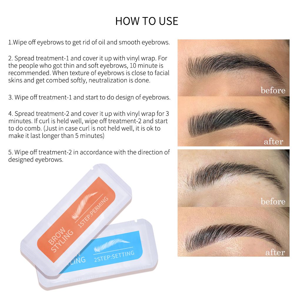أداة تثبيت الحواجب للاستخدام ا - مراجعة Brow Lamination Kit وسعره