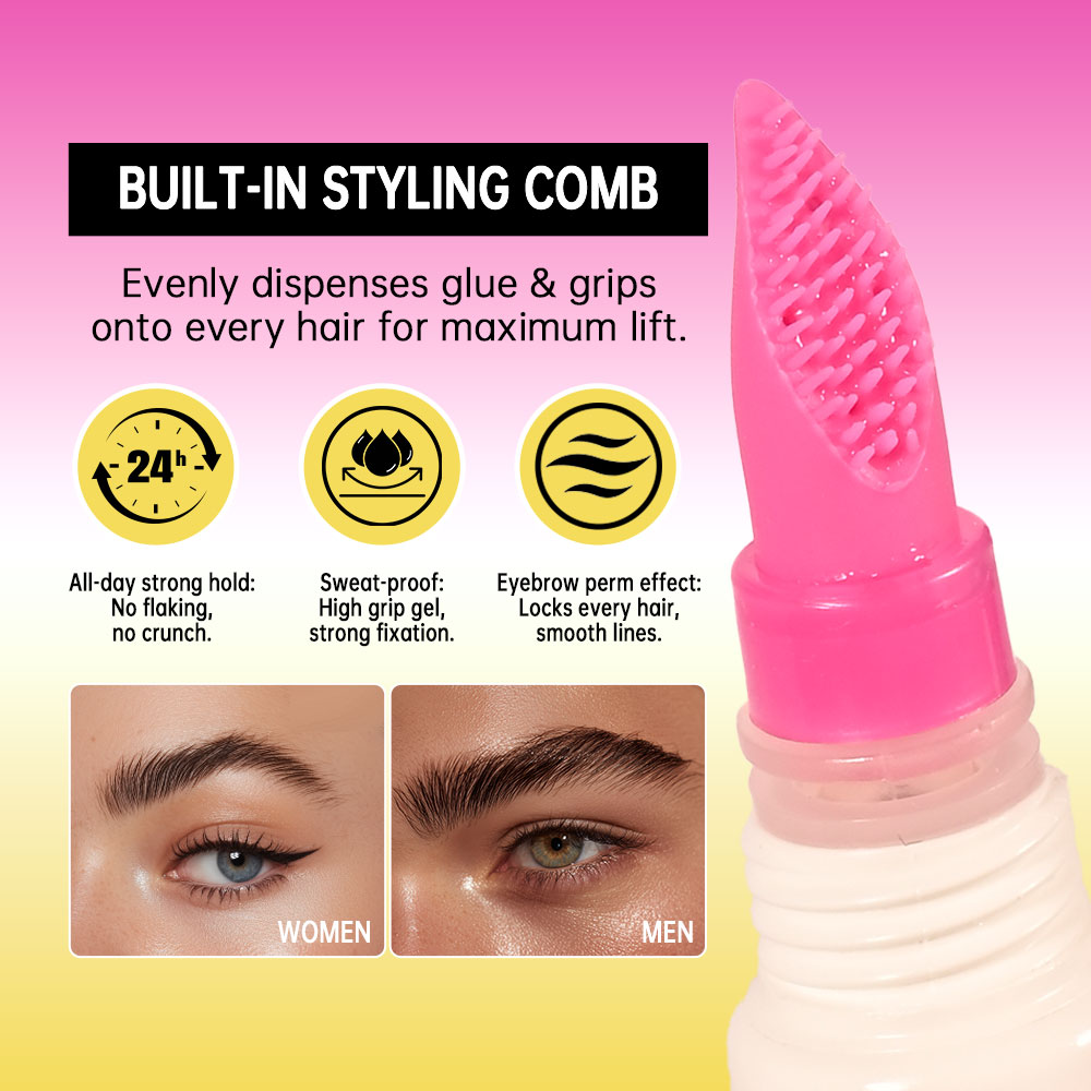 جل تصفيح الحواجب مع مشط غراء ح - مراجعة Brow Lamination Kit وسعره