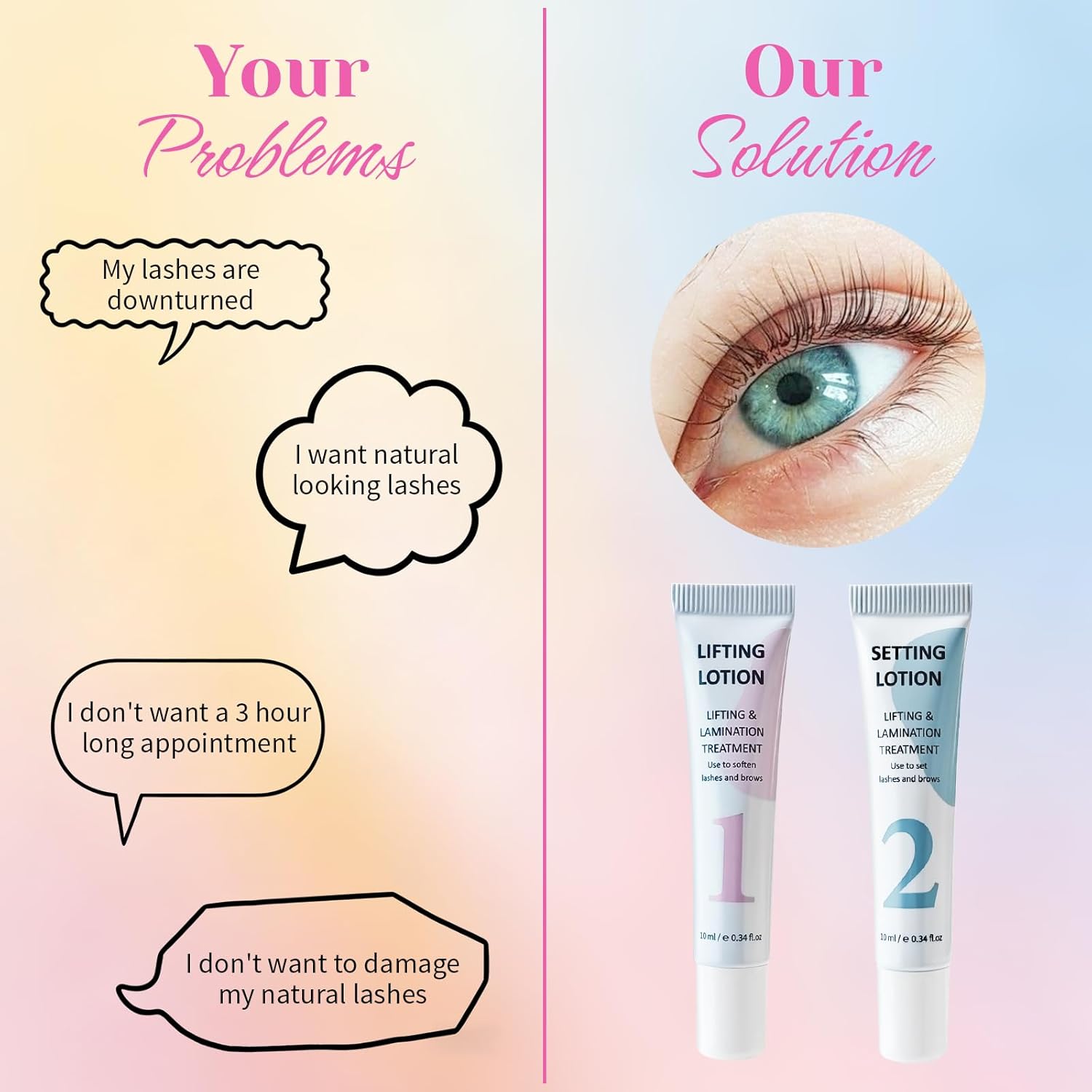 LOMANSA 10 مللي مجموعة أنبوب ت - مراجعة Brow Lamination Kit وسعره