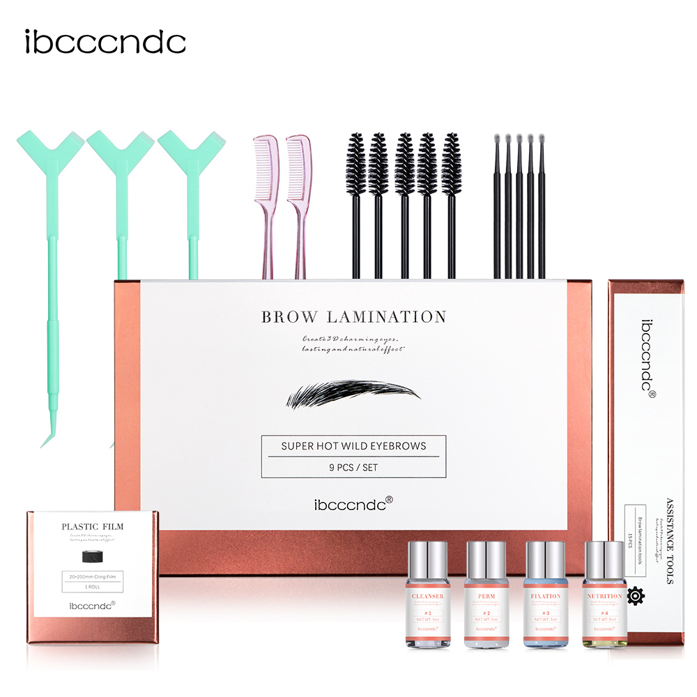 حار الحاجب رفع تجعيد الحاجب رف - مراجعة Brow Lamination Kit وسعره