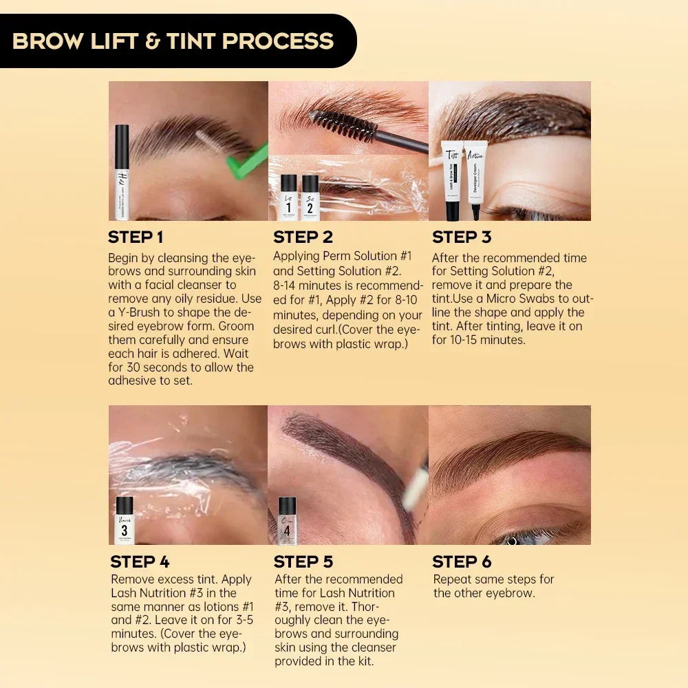 مجموعة أدوات تصفيح الحواجب Gol - مراجعة Brow Lamination Kit وسعره
