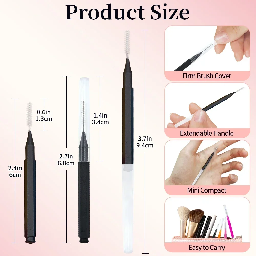 5/10/50 قطعة فرشاة حواجب صغيرة - مراجعة Brow Lamination Kit وسعره