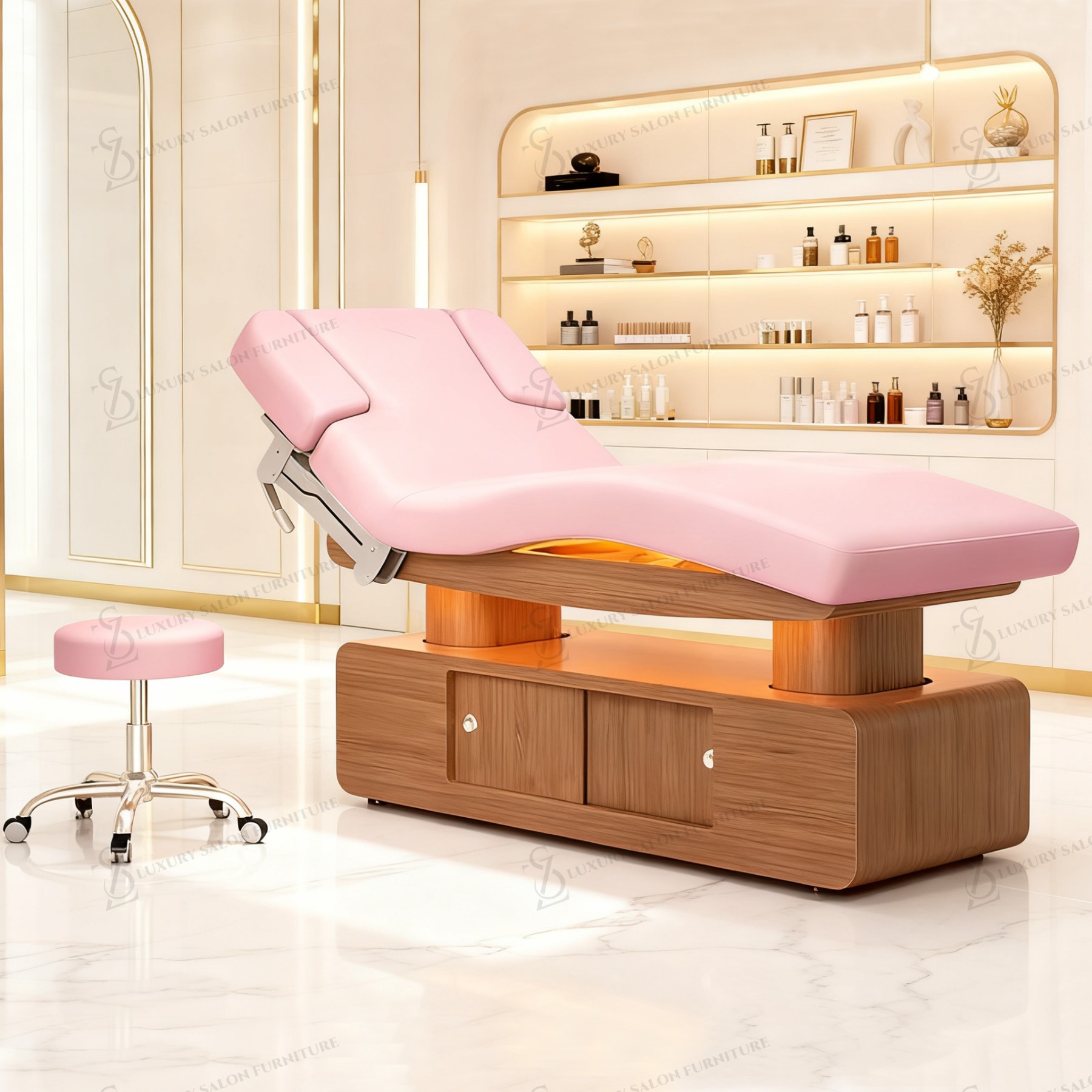 الفاخرة 3/4 محركات الوردي سرير - مراجعة Wellness Spa And Salon وسعره